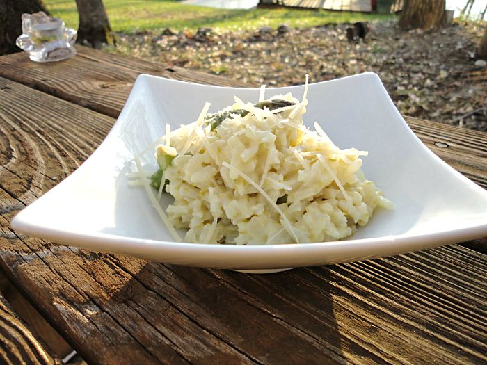 Asparagus Risotto Recipe from Basilmomma.com