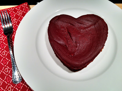 Chocolate Heart Cake for Valentine's Day - Get the recipe from basilmomma.com