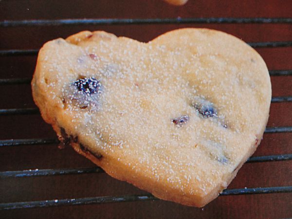Cranberry Shortbread Cookies Recipe, from basilmomma.com