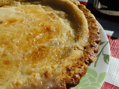 Indiana's famous dessert is the Hoosier Sugar Cream Pie, and basilmomma.com has the recipe!