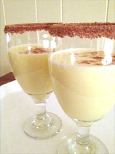 This eggnog recipe is one that's been in my family for years. It's a traditional Christmas drink that you can serve with or without alcohol added.