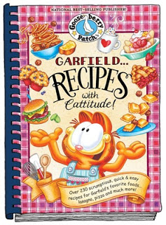 Cover of the cookbook, "Garfield: Recipes with Cattitude", from Gooseberry Patch