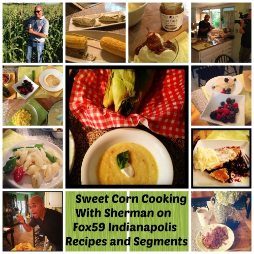 sweet corn recipes collage