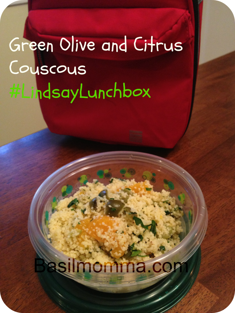 Green Olive Citrus Couscous - Get the recipe from basilmomma.com