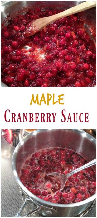 Maple Cranberry Sauce Recipe - basilmomma.com
