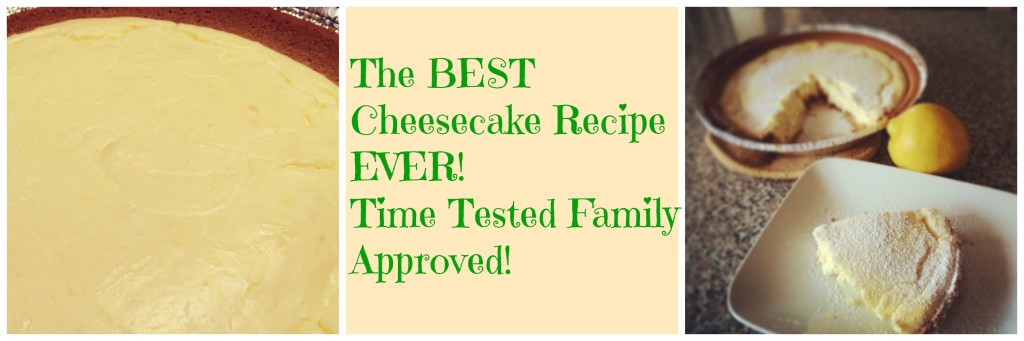 The best easy cheesecake recipe you will ever make or eat! This is an easy lemon cheesecake. The recipe came from my husband's grandmother. It's SO good! Get the recipe on basilmomma.com