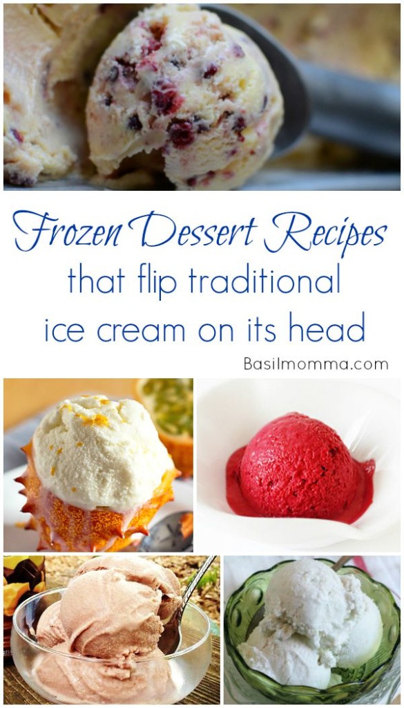 5 Frozen Dessert Recipes that flip traditional ice cream on its head! - These frozen treats are anything but ordinary. Unique ingredients and prep methods make these 5 treats the coolest thing you'll eat this summer!