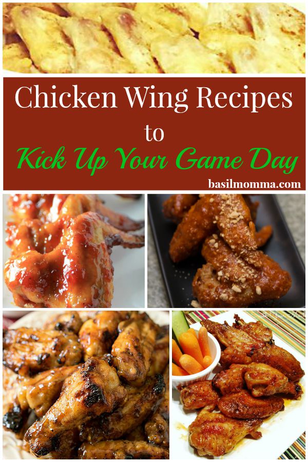 These unique chicken wing recipes are full of flavor and will put a kick into your game day food. Sweet Asian wings, chili lime wings, chipotle wings, and more! Get the recipes on basilmomma.com