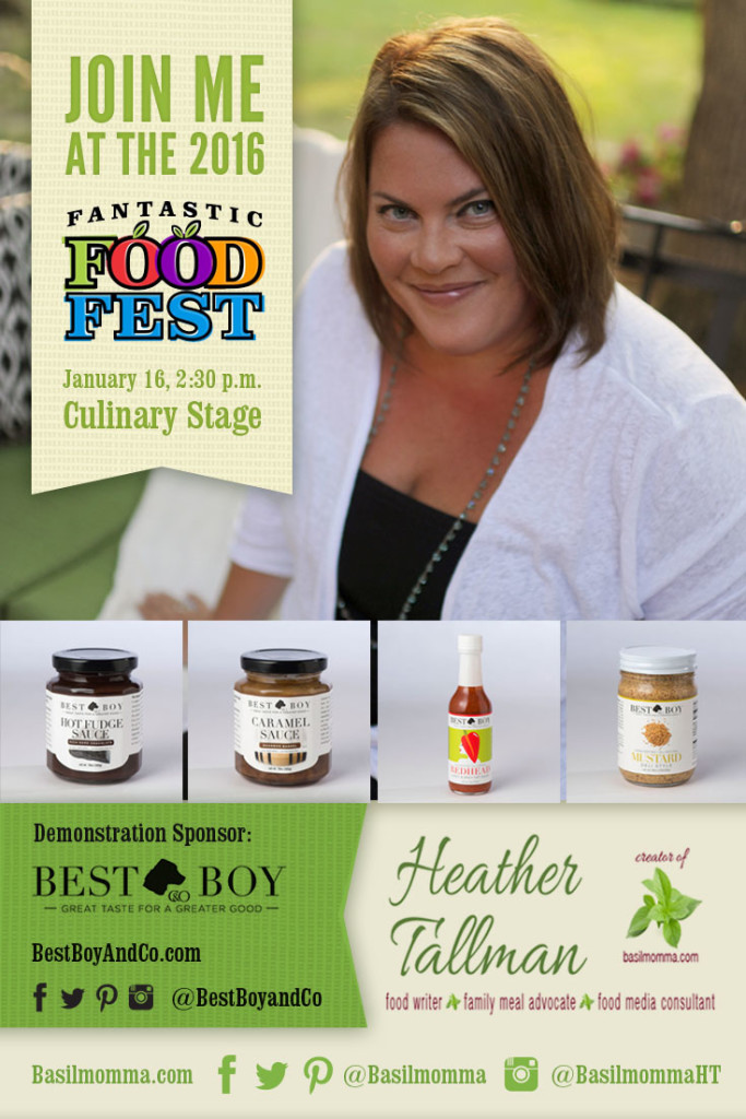 Fantastic Food Fest Best Boy & Co Demonstration Saturday, January 16 at 2:30 pm