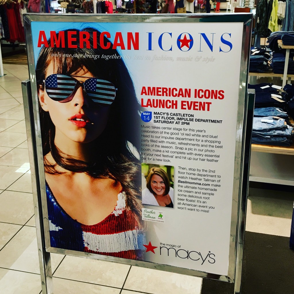 Macy's American Icons event