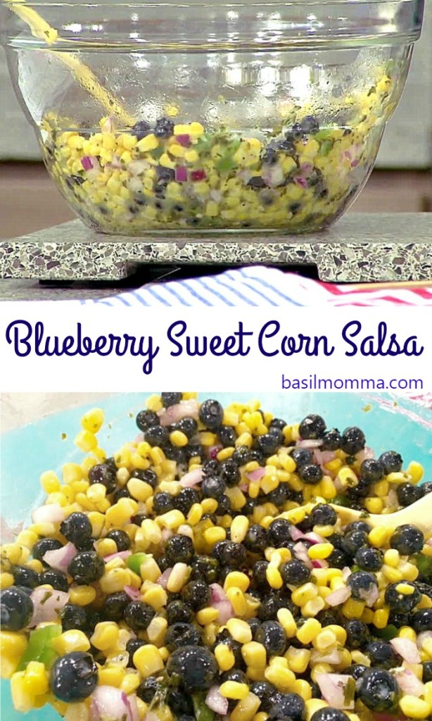 Blueberry Sweet Corn Salsa - Get the recipe from @basilmomma on basilmomma.com