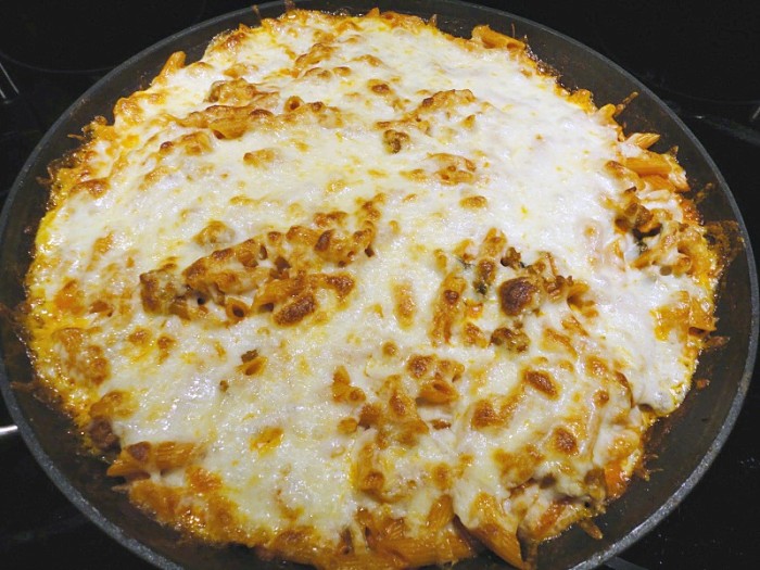 Baked Ziti with Sausage - Get the recipe on basilmomma.com