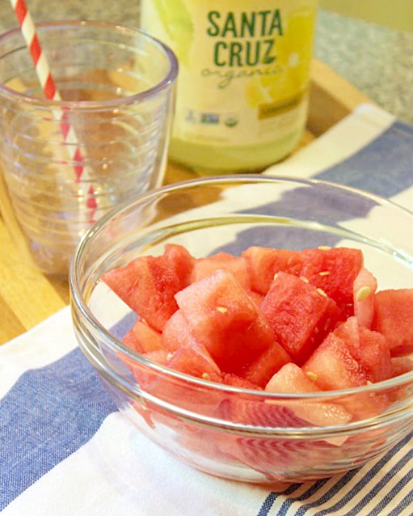 Fresh Watermelon Lemonade - A family friendly, refreshing summer drink. Get the recipe from @basilmomma