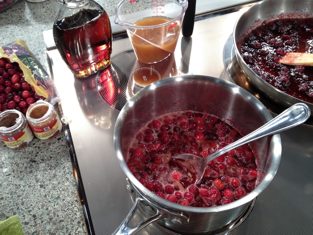Maple Cranberry Sauce - The perfect Thanksgiving holiday side dish!