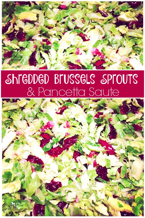 Shredded Brussels Sprouts Saute Recipe - Get the recipe on basilmomma.com