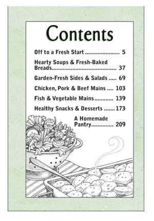 Gooseberry Patch Table of Contents