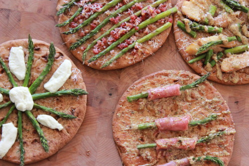 Spring Asparagus Recipes made with Toufayan Bakeries Flabreads