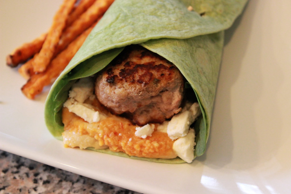 Gluten Free Turkey Burger Wrap Basilmomma
