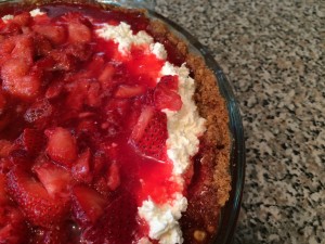 Creamy Strawberry Pie with Pretzel Crust