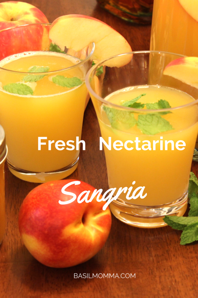 Fresh Nectarine Sangria