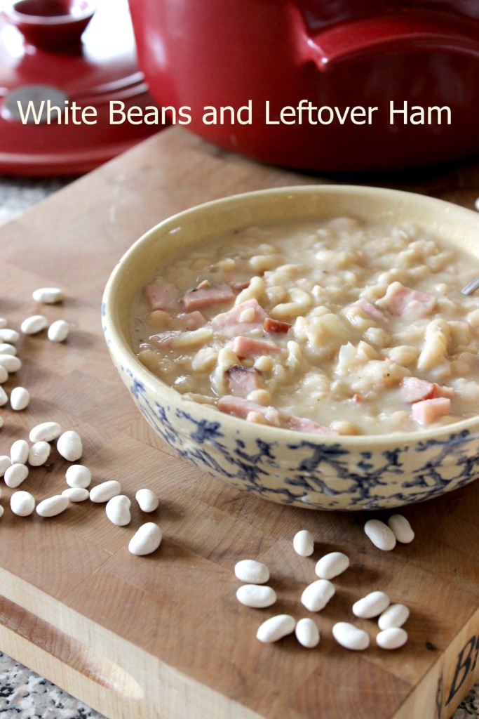 One of our best recipes using Thanksgiving leftovers is this White Beans with Leftover Ham. Of course you can substitute turkey for the ham!
