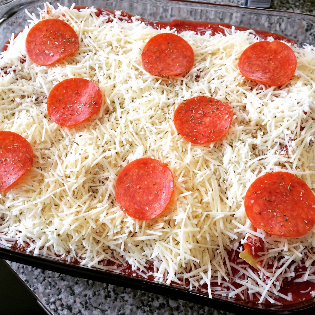 Pepperoni Pizza Lasagna