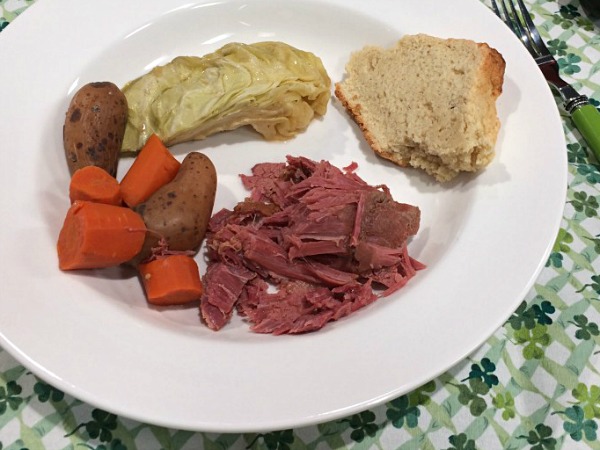 Slow Cooker Corned Beef with Cabbage | recipe on basilmomma.com