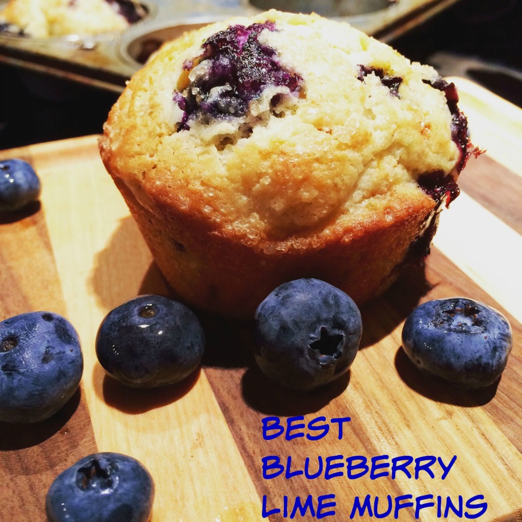 Best Blueberry Lime Muffins