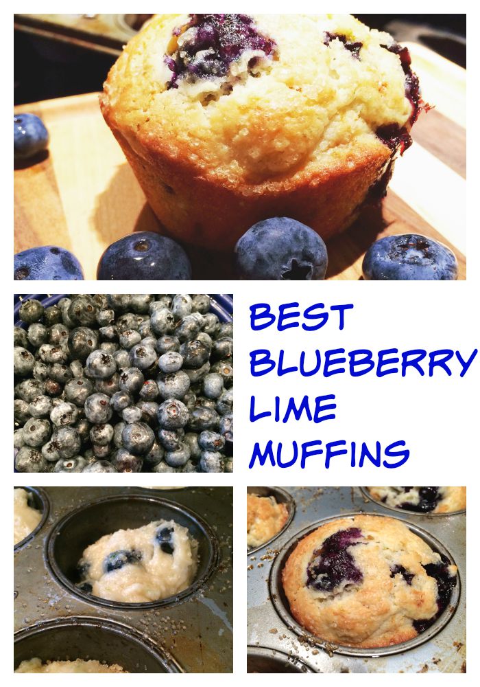 Best Blueberry Lime Muffins