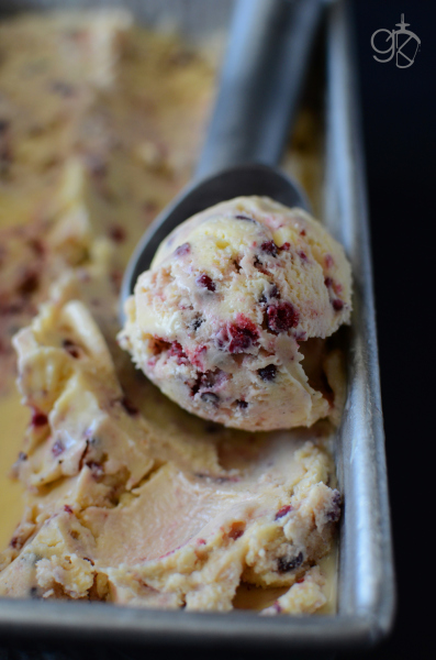 Buttermilk Pancake Ice Cream with Blackberry Chips from The Flavor Bender - 1 of 5 Frozen Dessert Recipes that flip regular ice cream on its head. See them all at Basilmomma.com