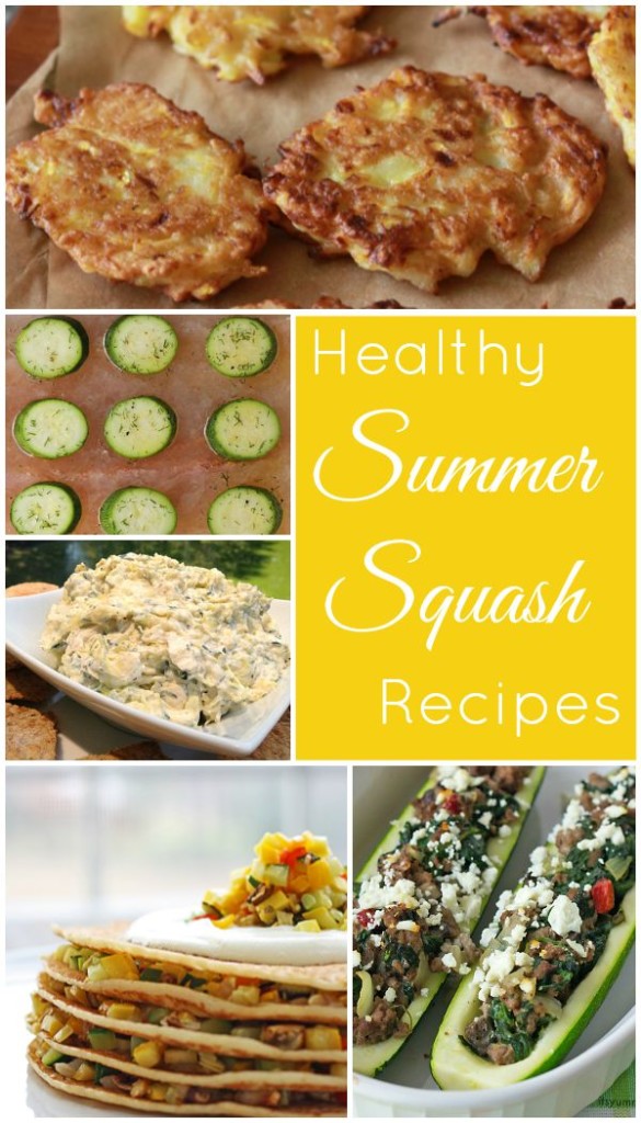 Healthy Summer Squash Recipes Collection - Go to basilmomma.com and get some delicious and healthy recipes to help you use your garden yellow squash and zucchini