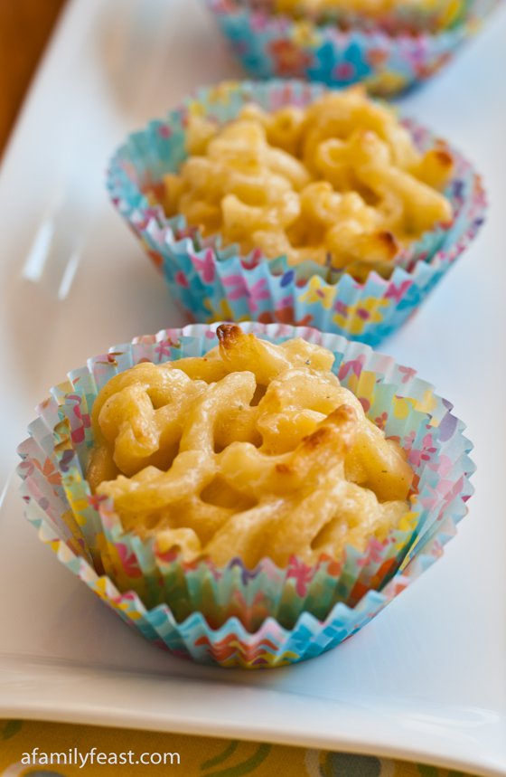 Mac and Cheese Cupcakes - part of a collection of great recipes for a picnic