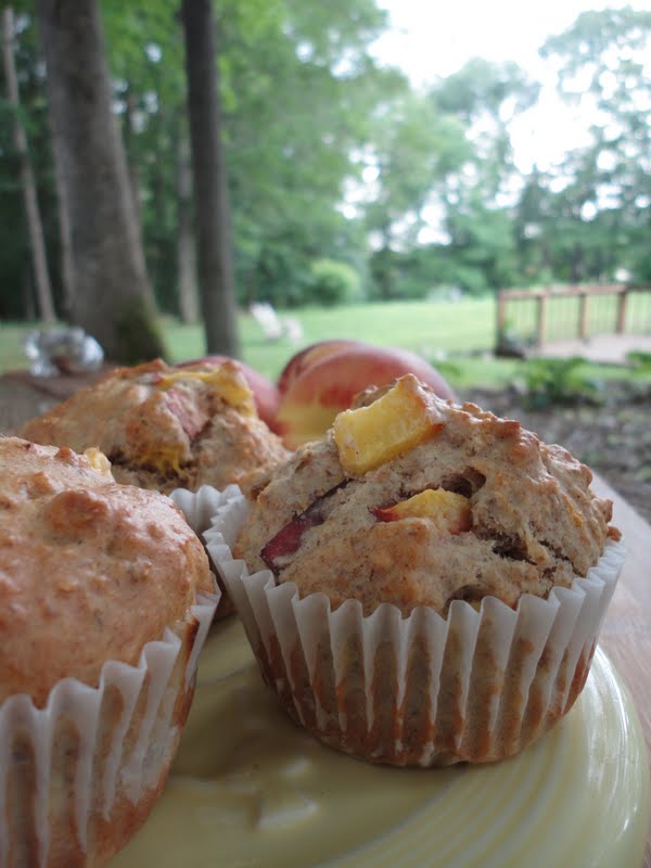 Morning Glory Peach Muffins Recipe - Perfect for breakfast on the go or a light afternoon snack.