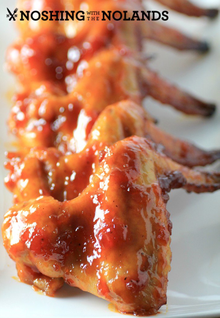 Maple Chipotle Lemongrass Wings from @ - One of the game day chicken wing recipes on basilmomma.com