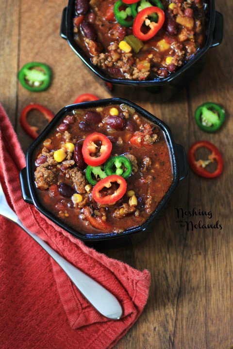Best Darned Chili, from Noshing with the Nolands - 1 of the 20 best chili recipes in a collection on basilmomma.com