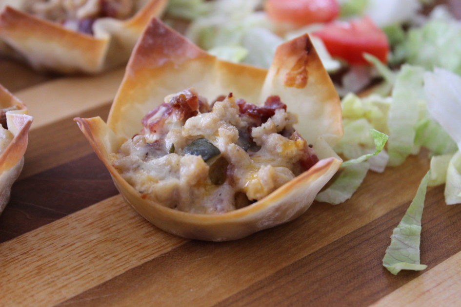 Chicken Bacon Ranch Wontons Appetizer Recipe Basilmomma Basilmomma