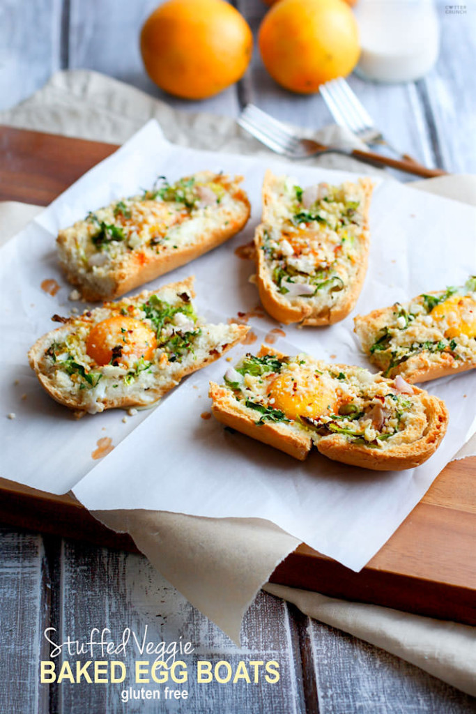 Veggie Stuffed Egg Boats from Cotter Crunch - This is just one of the healthy dinner recipes in a collection on basilmomma.com