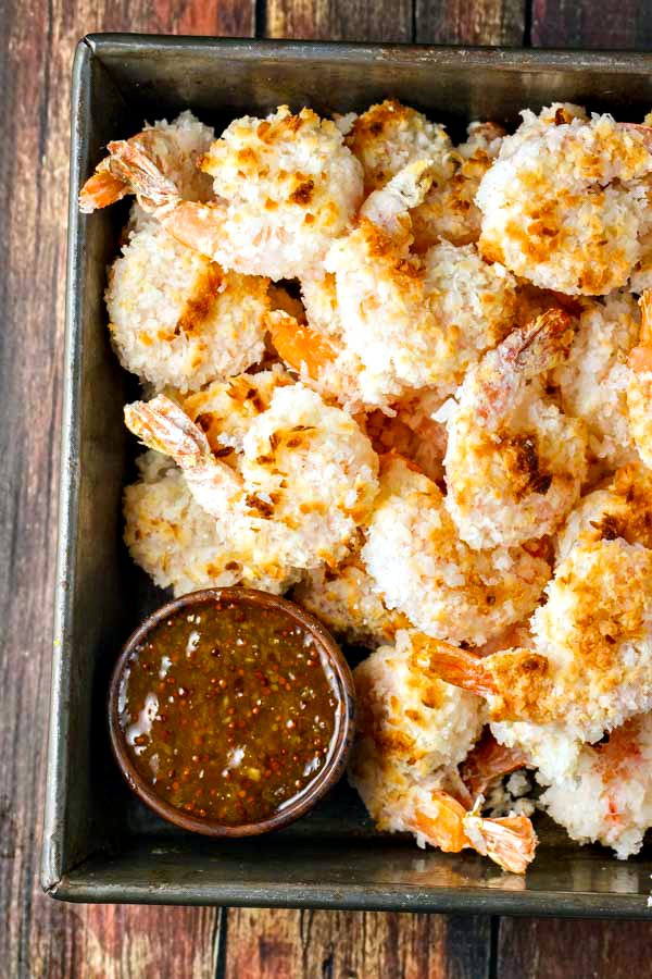 This Baked Coconut Shrimp from Wicked Noodle would be a great appetizer to serve at an Oscars party!