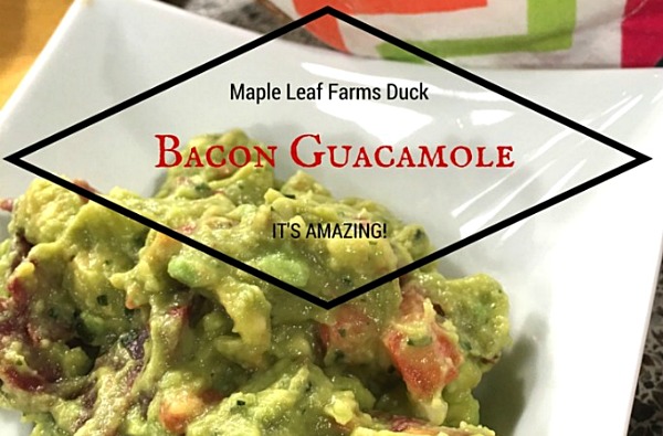 Duck Bacon Guacamole Recipe \\ Basilmomma.com