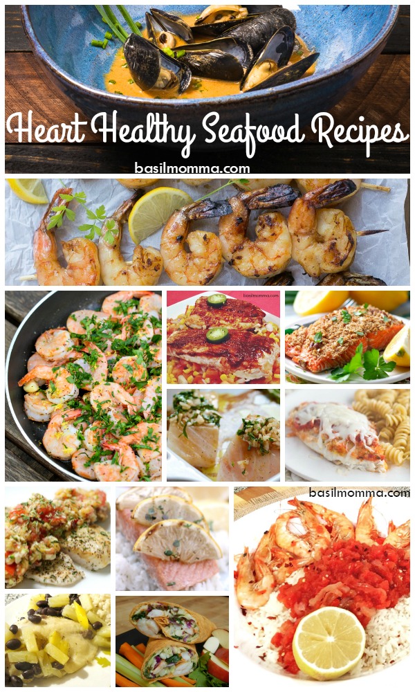 Heart Healthy Seafood Recipes - Get recipes for some of the tastiest and easiest heart healthy seafood recipes on basilmomma.com