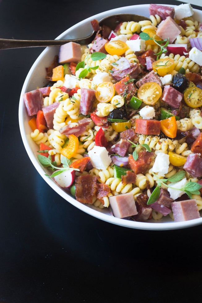 Healthy dinner salads don't get more gorgeous or tasty than this meat lover's salad from The View From Great Island.