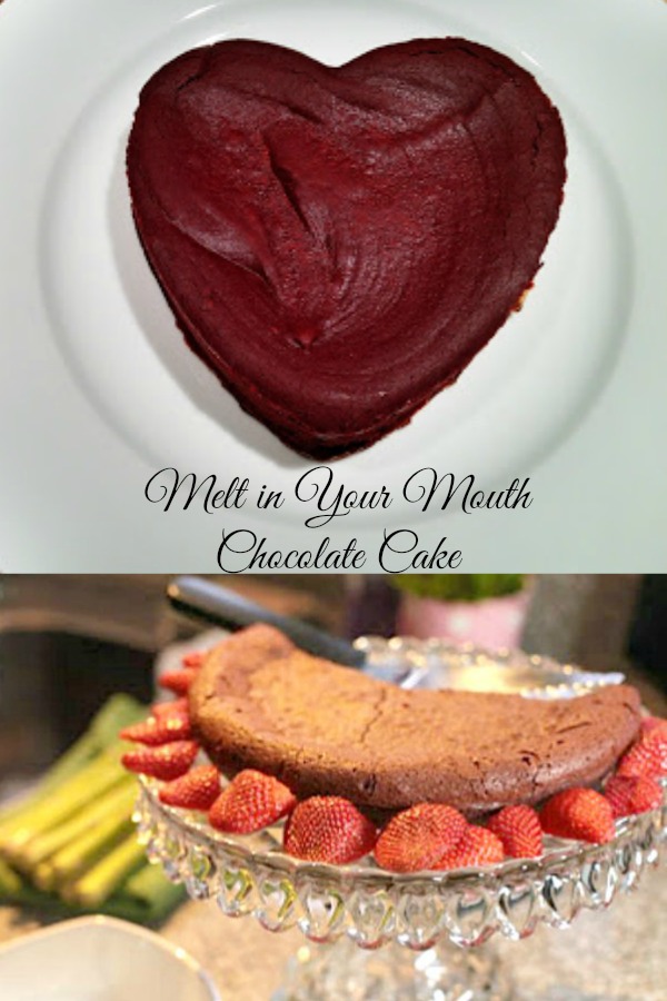 This sweet recipe for Valentine's Day is a melt in your mouth chocolate cake! 