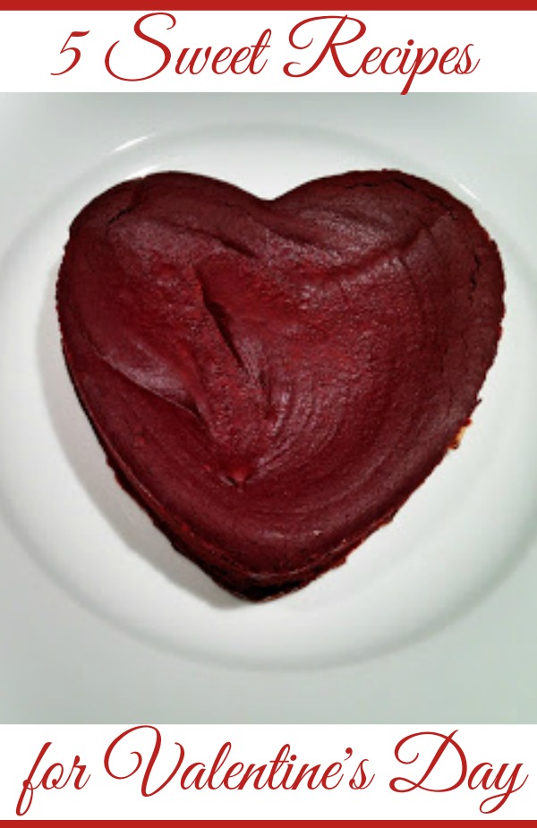 5 Quick, Easy, and Sweet Recipes for Valentine's Day - See them all on basilmomma.com