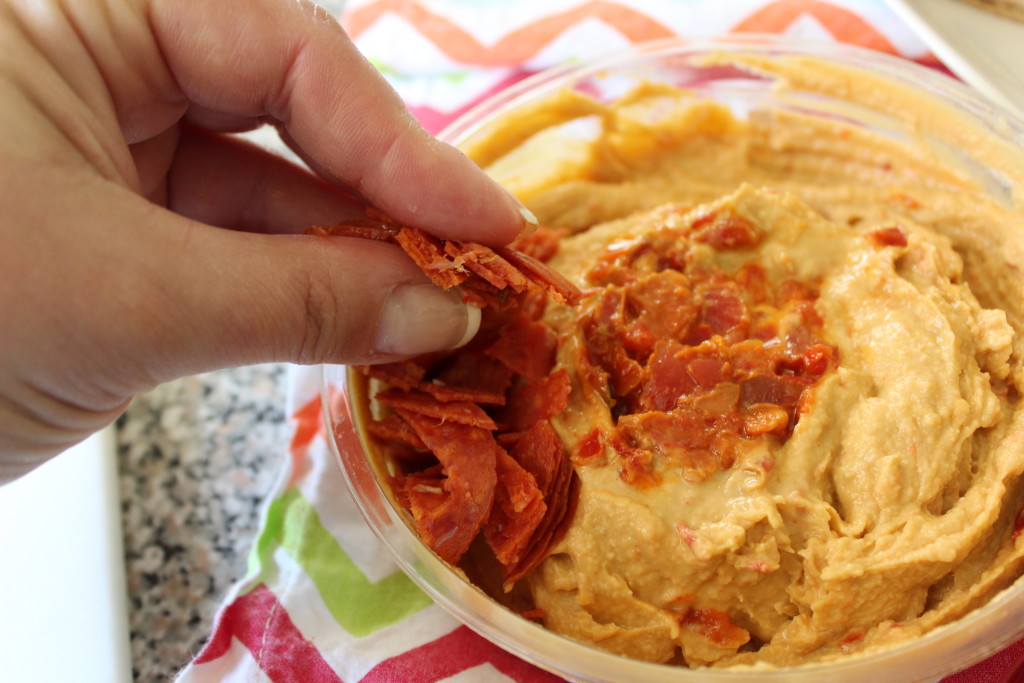 Pizza Topped Hummus