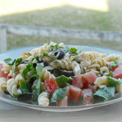 Vegetarian Pasta Salad Guest Post - Basilmomma