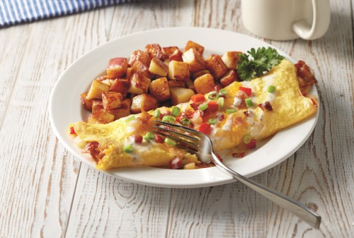 Bob Evans new summer menu features a bacon lover's omelet