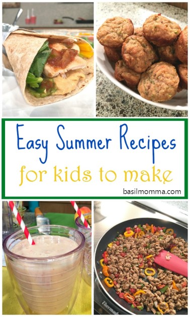 4 Easy Summer Recipes Even Kids Can Make - Basilmomma