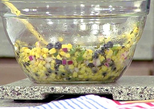 Blueberry Sweet Corn Salsa - Get the recipe from @basilmomma at basilmomma.com
