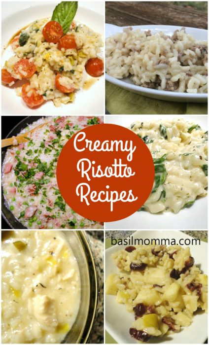 Creamy Risotto Recipes to Celebrate National Rice Month - Get the delicious side dish recipes on basilmomma.com