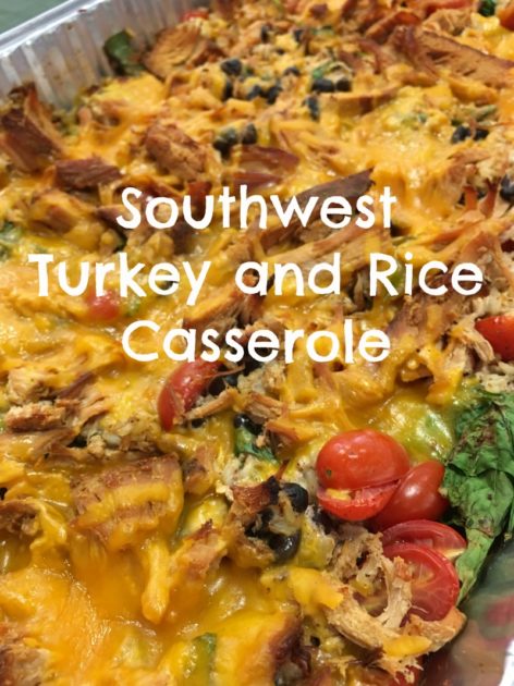 Southwest Turkey And Rice Casserole Basilmomma 2988